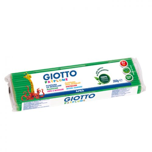 Plasticina Giotto Patplume 350gr Verde Claro , Giotto , 160510108 , 8000144510184